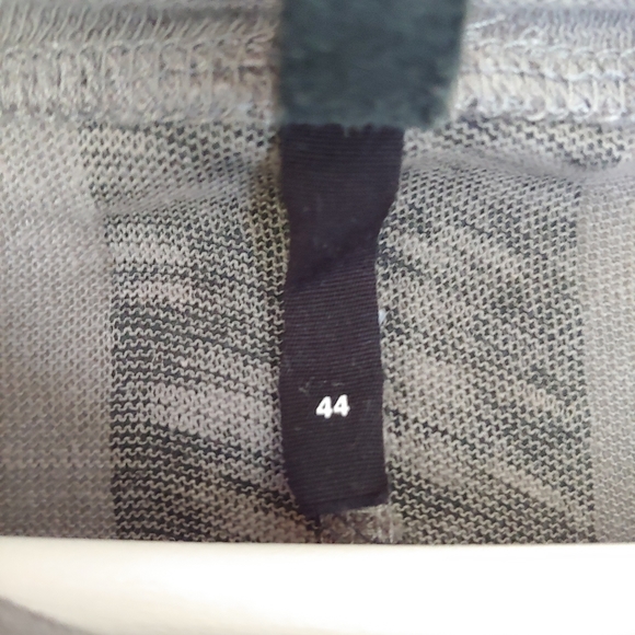 Barbara I Gongini Long Sleeve Cotton Jersey T-Shirt Grey Size X-Small - Picture 14 of 16